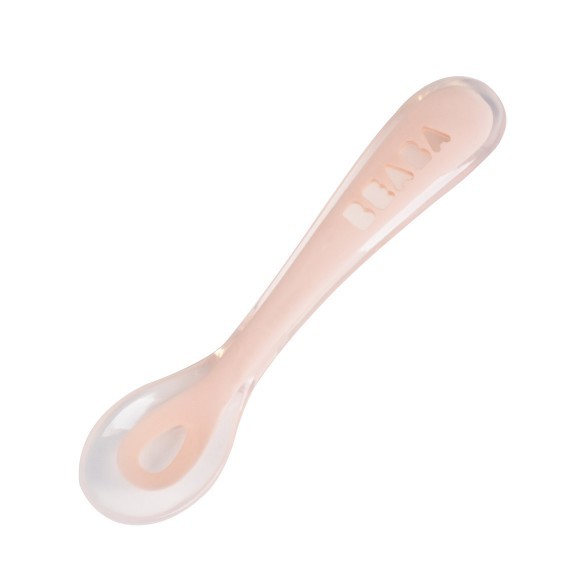 Cuillère 2 éme âge silicone 8 mois + - Nude