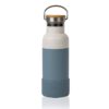 Gourde Isotherme 500 ml acier inoxidable avec QR code anti-perte - Bleu