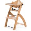 Chaise haute en bois - naturel