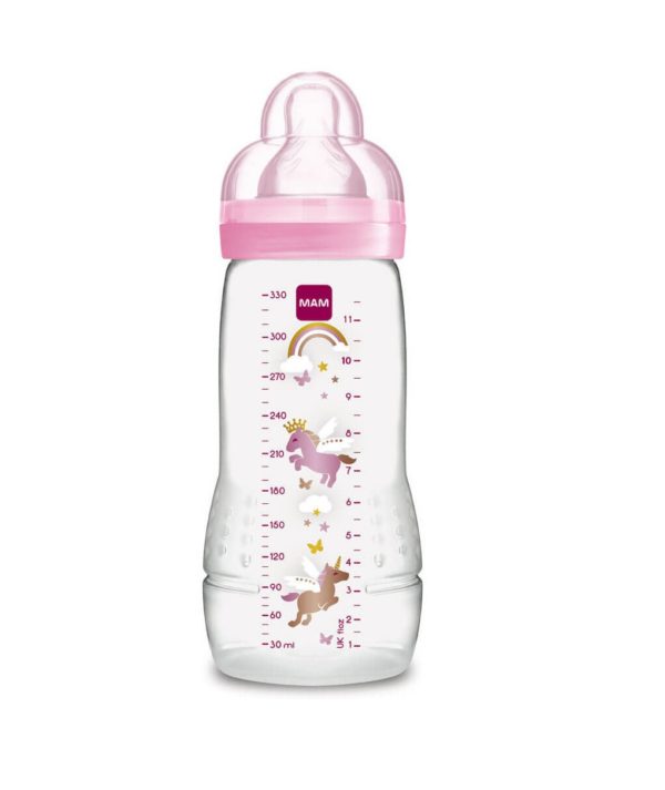 MAM Biberon Baby Bottle 4M+ rose